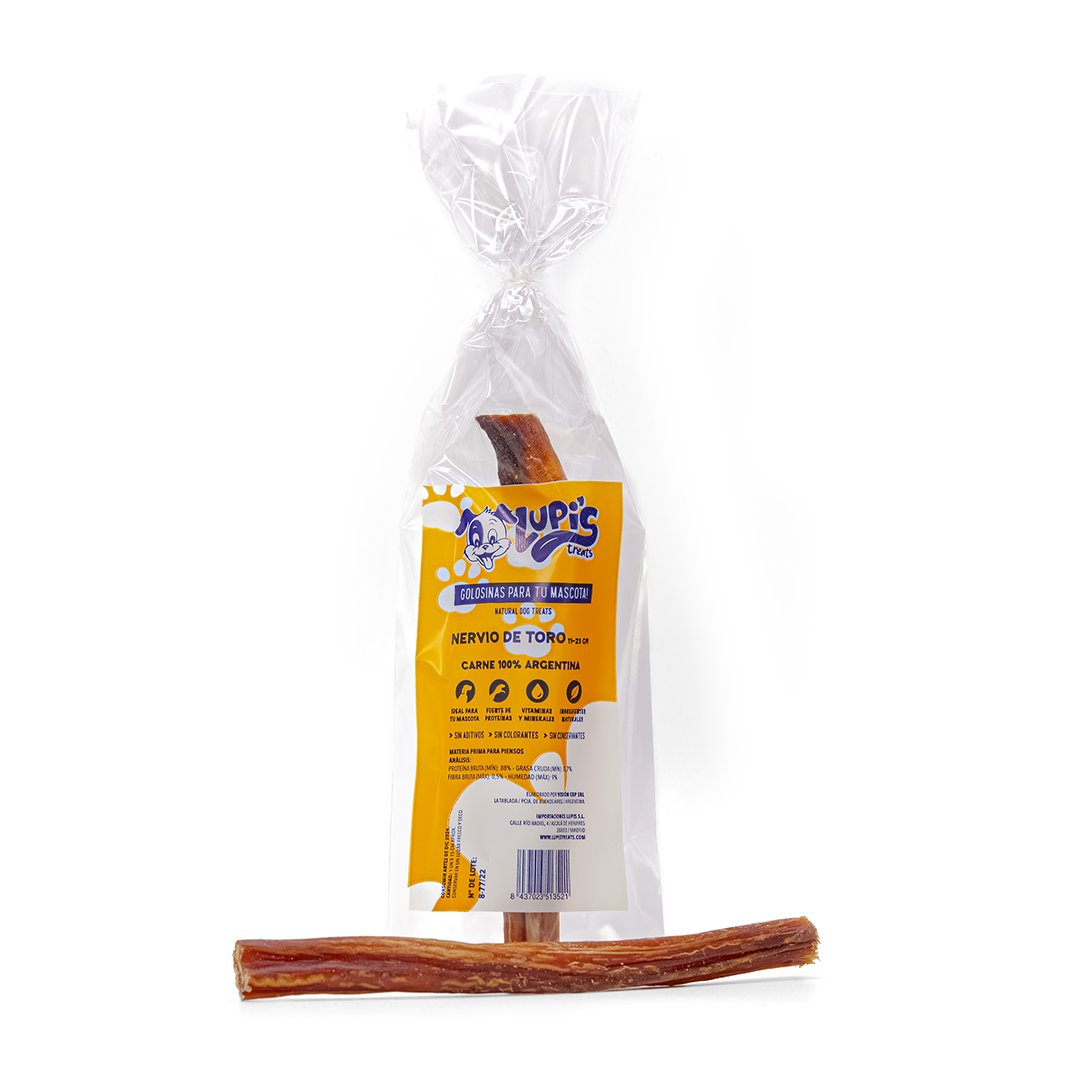 Bull Nerve +50g Premium 100% Natural. Fabricado na Argentina.