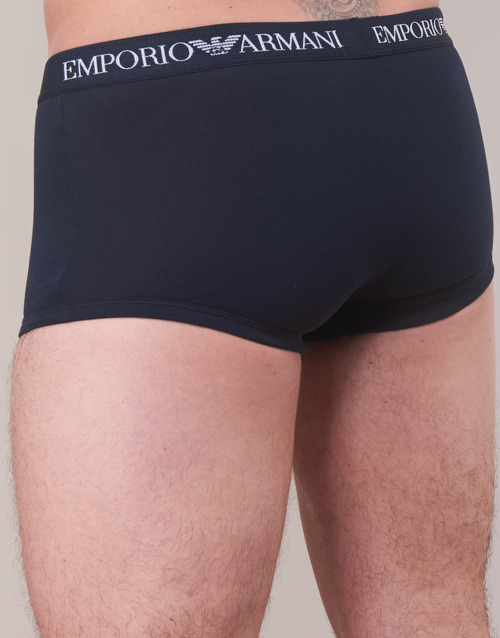 Emporio Armani - CC722-PACK DE 3 - Blanc / Gris / Marine