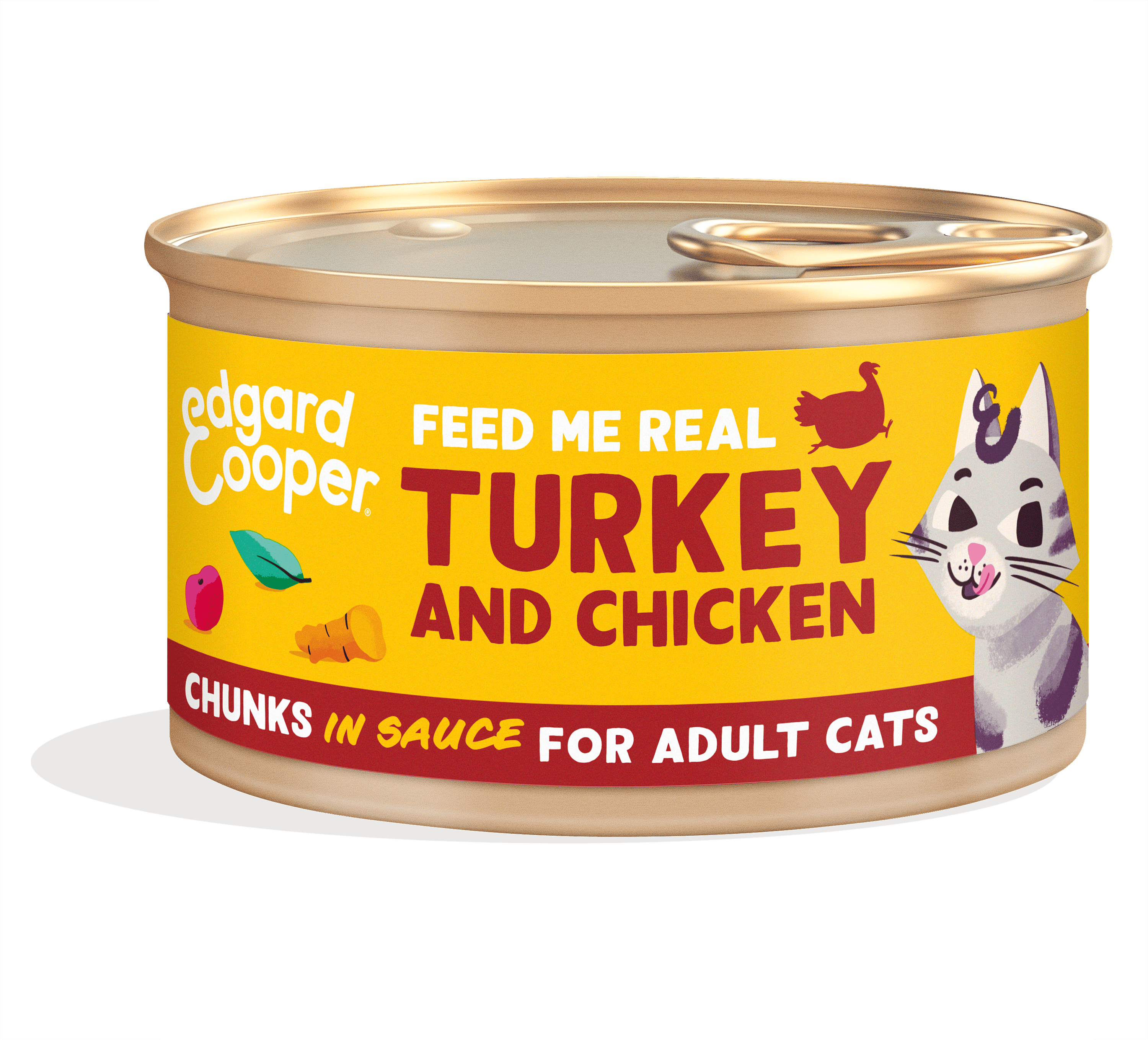 Edgard & Cooper Blikjes Chunks Multipack Adult Kat 8 x 85 gram | 12854