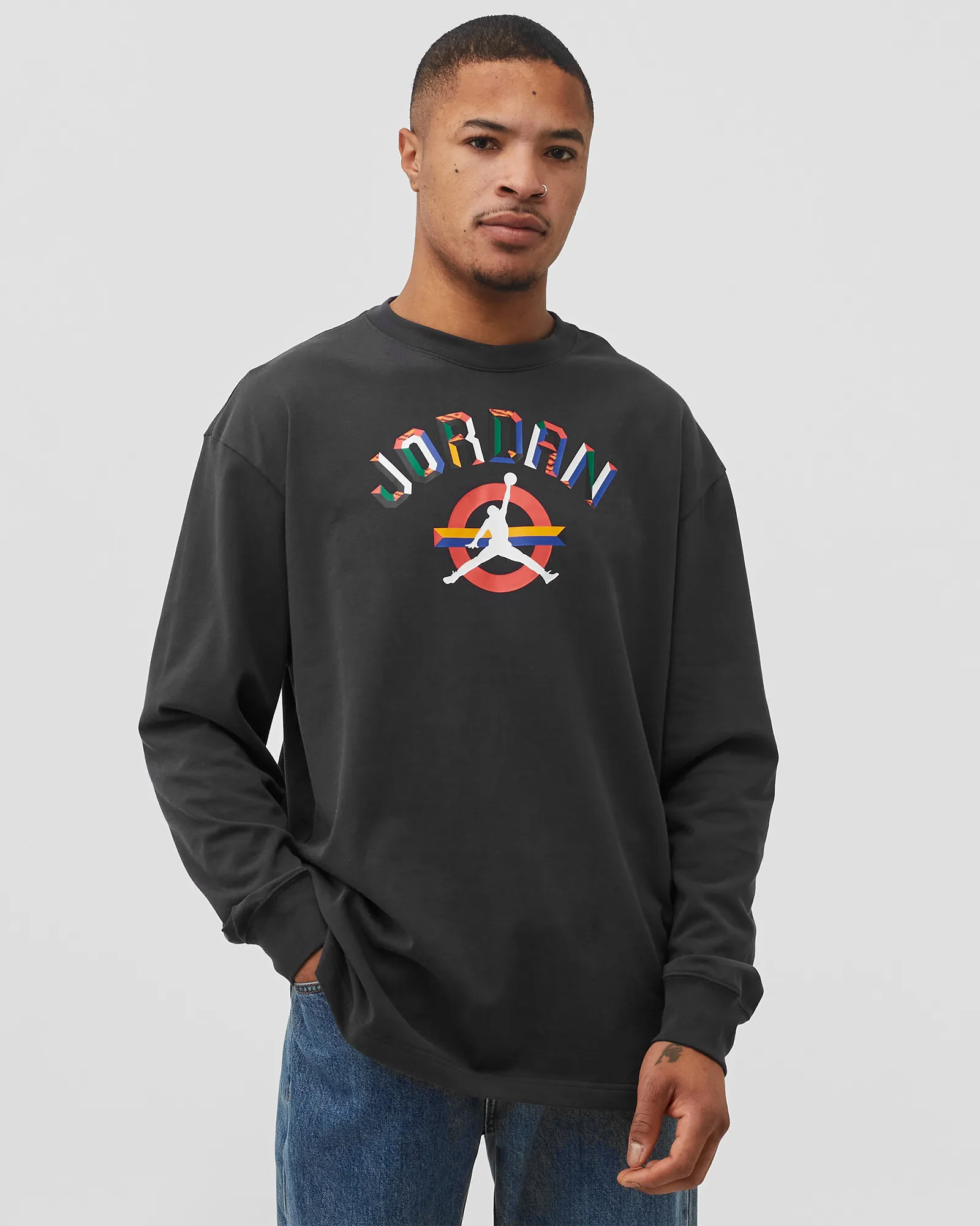Jordan M J HL BBH LONGSLEEVE CREW