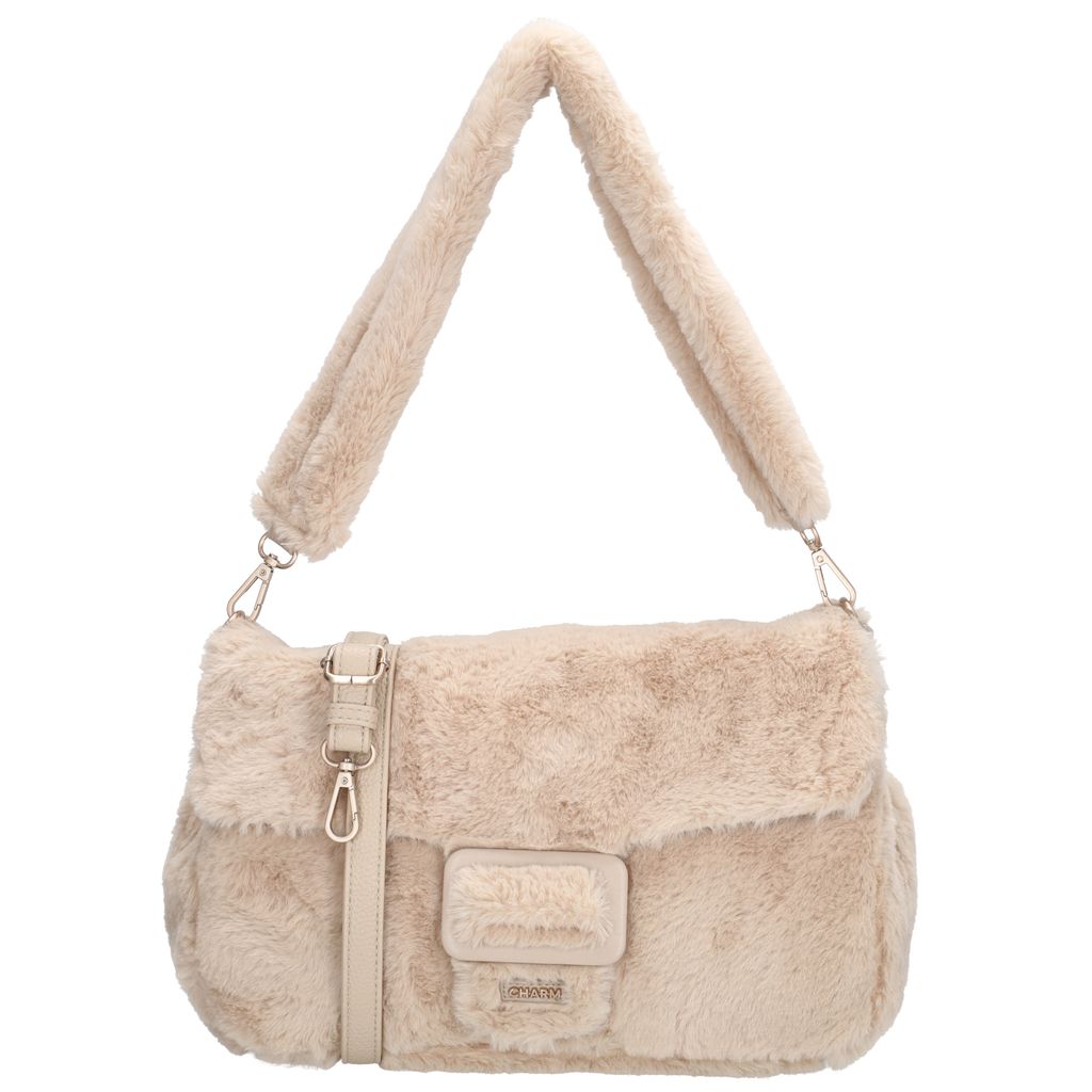 Charm London Alaska Schoudertas Overslag Crème