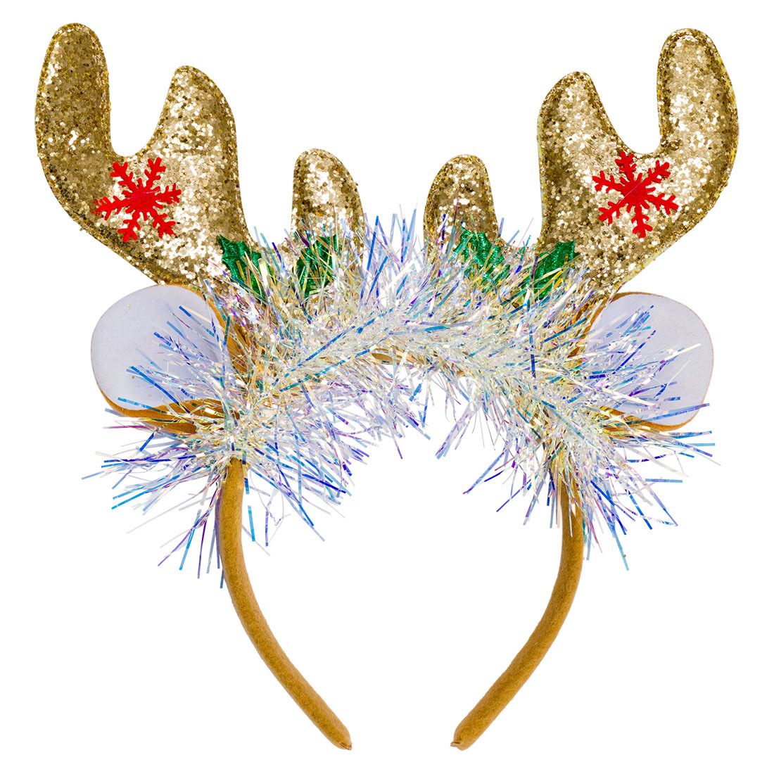 Funny hårbøyle Glitter reindeer