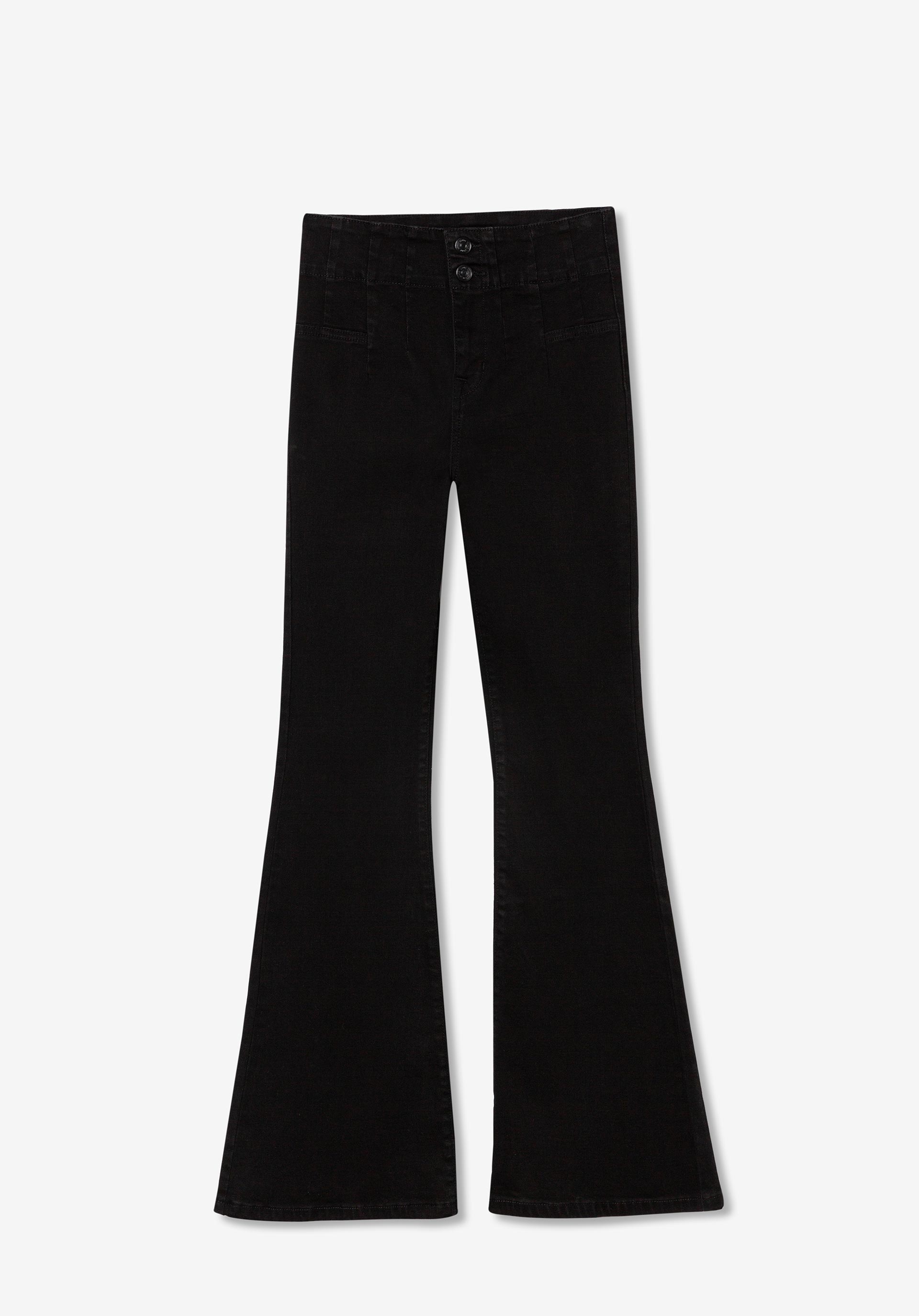 Jeans Flare de Cintura Alta