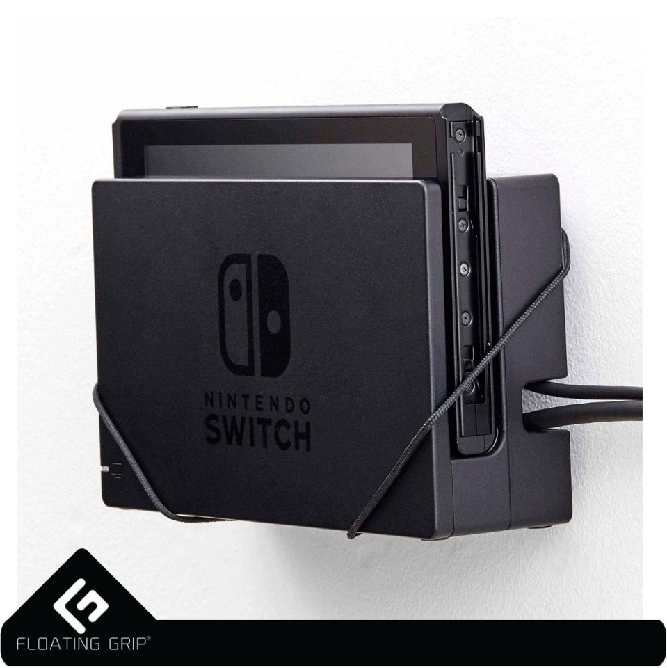 FLOATING GRIP® beslag til Nintendo Switch Dock, Sort