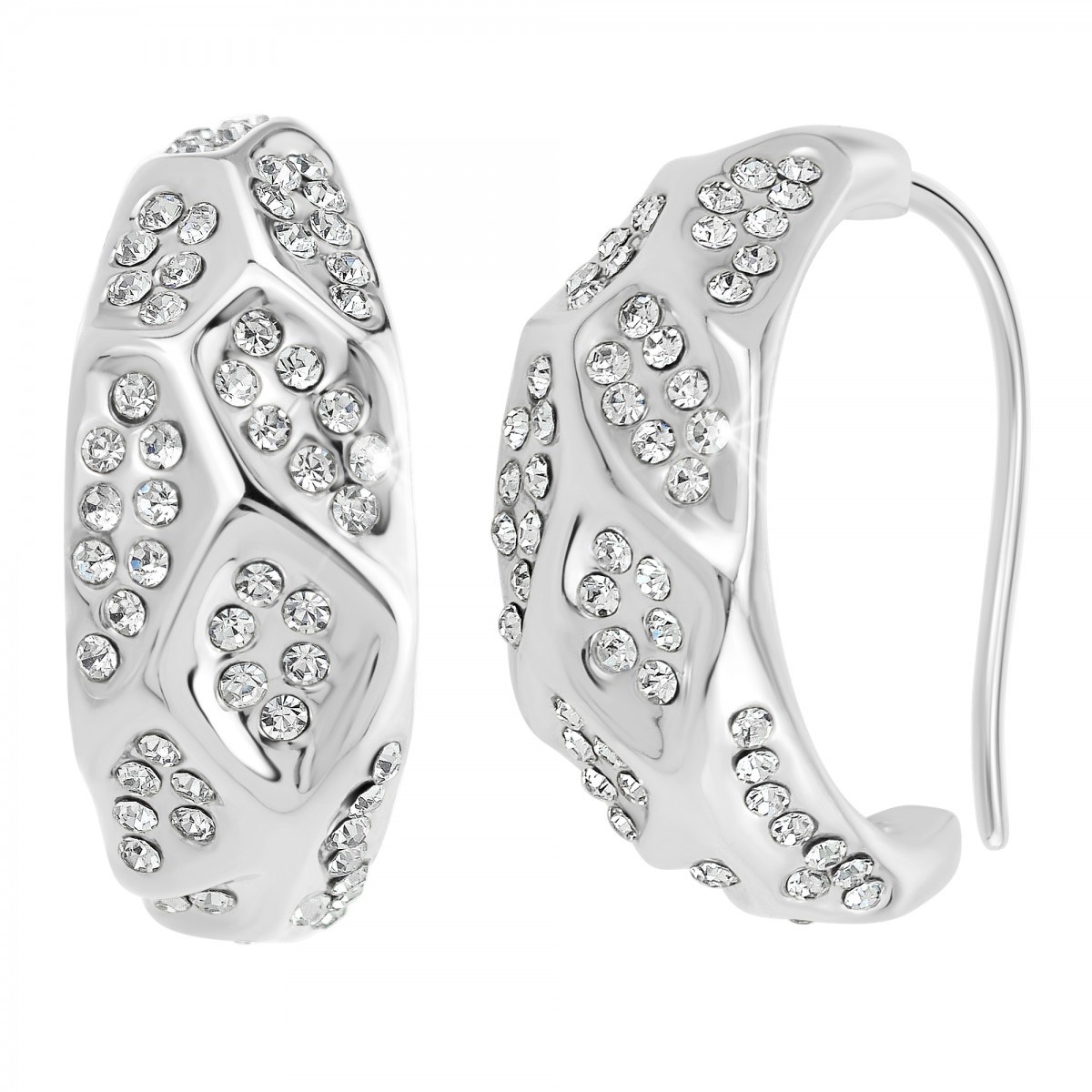 Boucles d'oreilles SC Crystal ornées de Cristaux scintillants