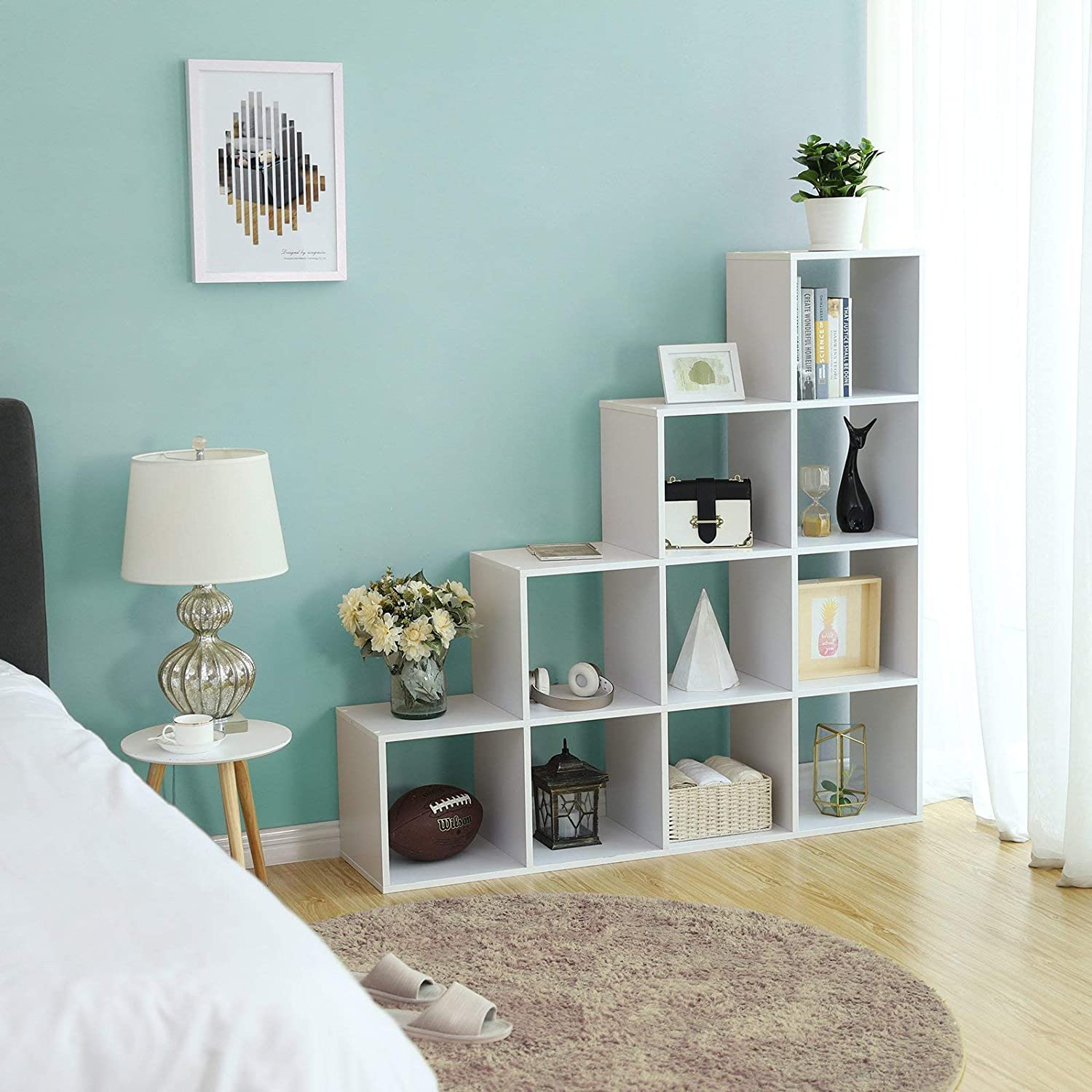 Boekenkast met 10 kubussen - Indusign Bruin