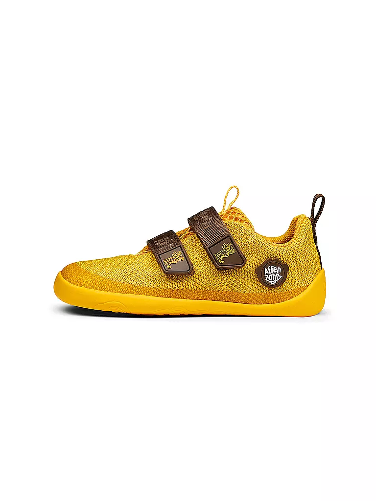 AFFENZAHN Kinder Barfußschuhe KNIT HAPPY Tiger gelb