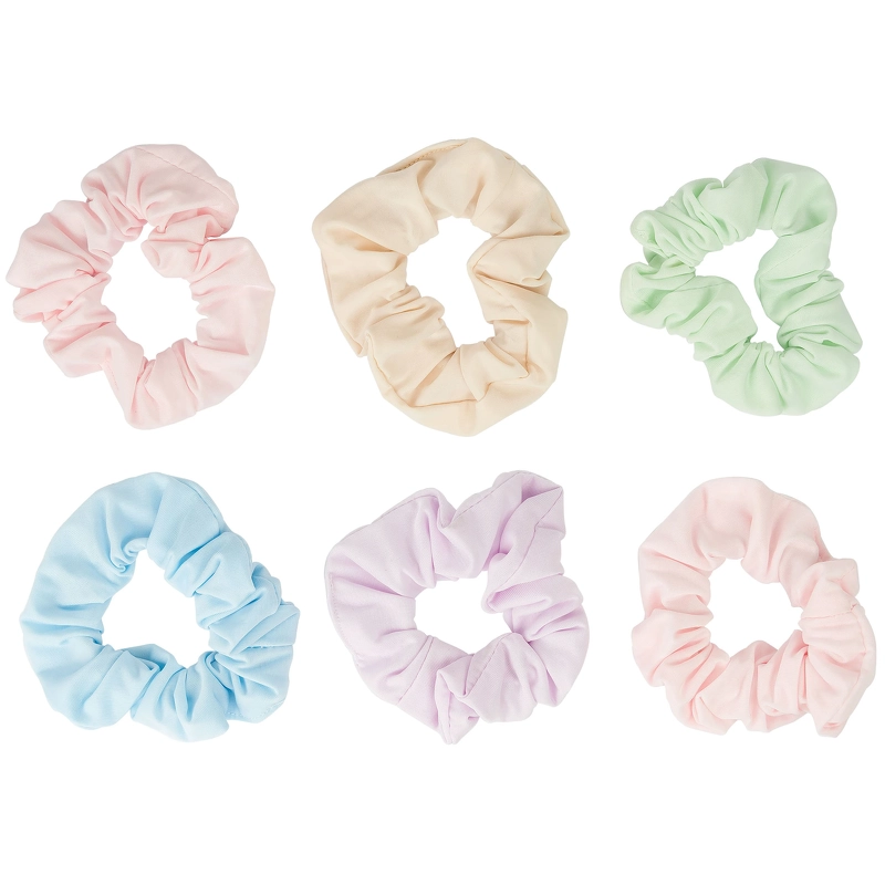 Brushworks Pastel Scrunchies 6 Pieces