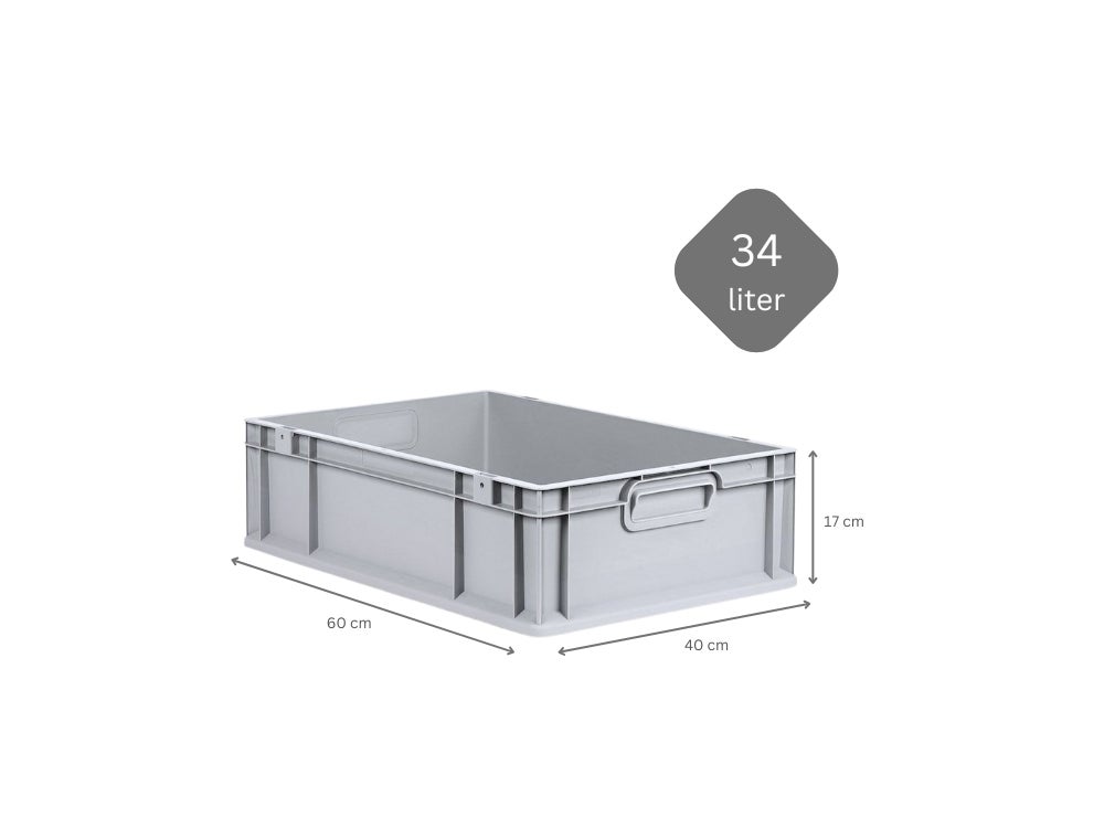 PROREGAL Eurobox NextGen Grip HxBxD 17 x 40 x 60 cm 34 liter