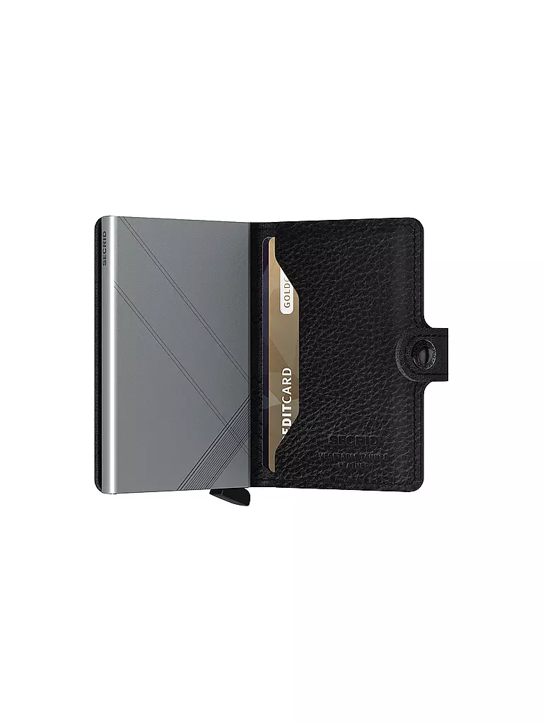 SECRID Geldbörse - Miniwallet Linea Mini Black schwarz