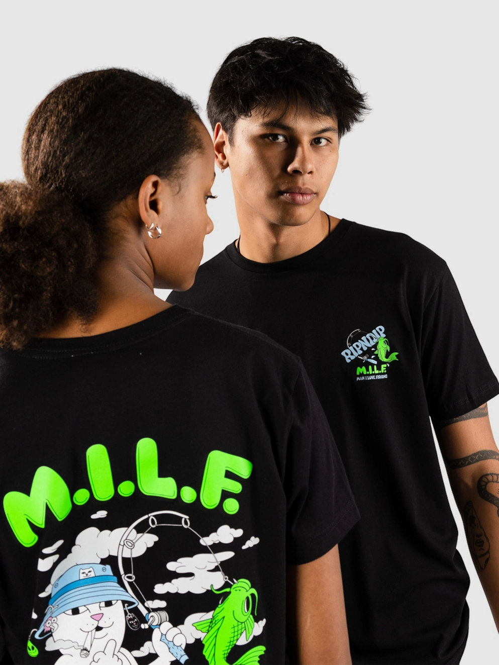 RIPNDIP M.I.L.F. T-Shirt black