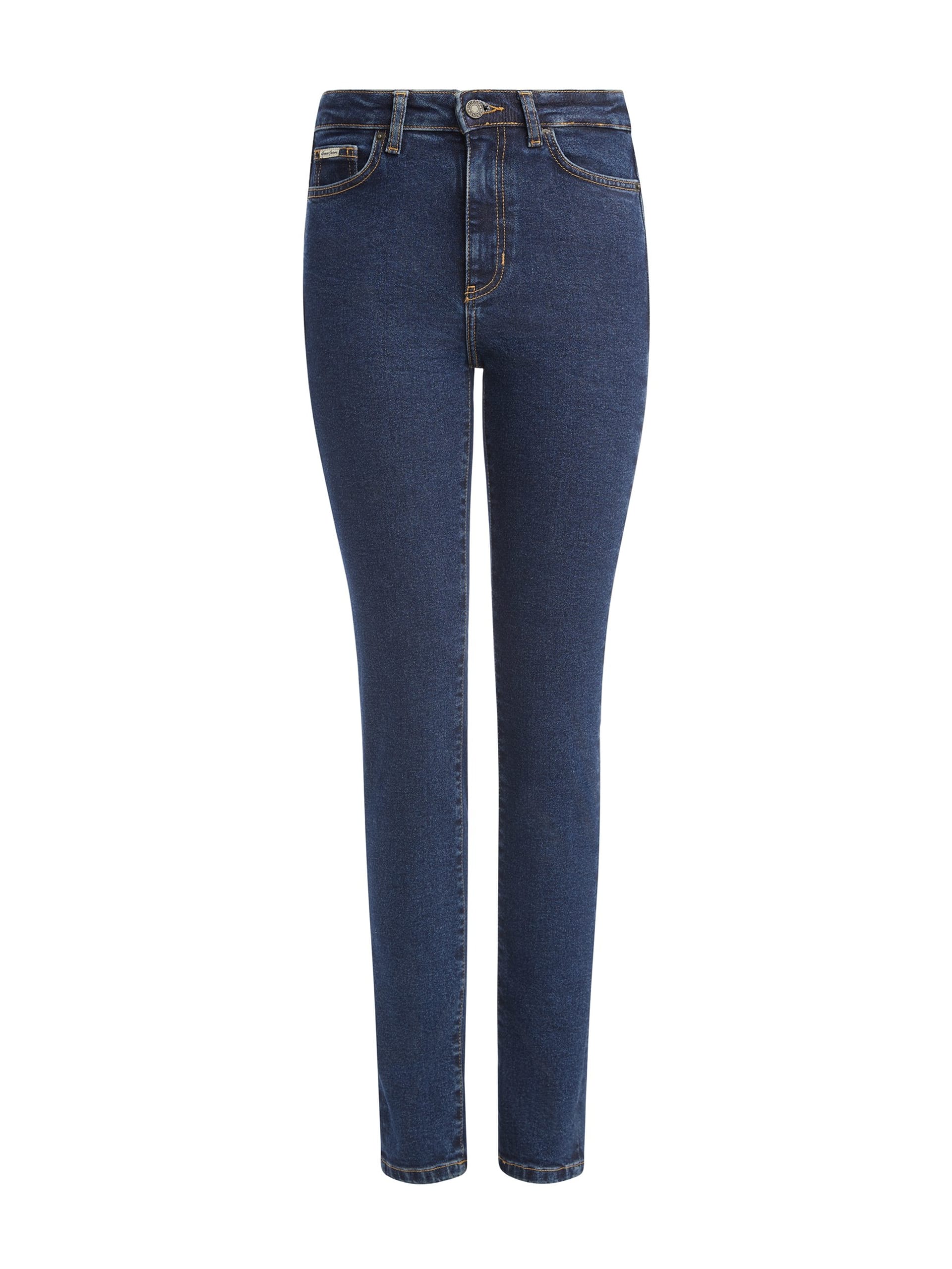 Calça jeans skinny de cintura alta G05