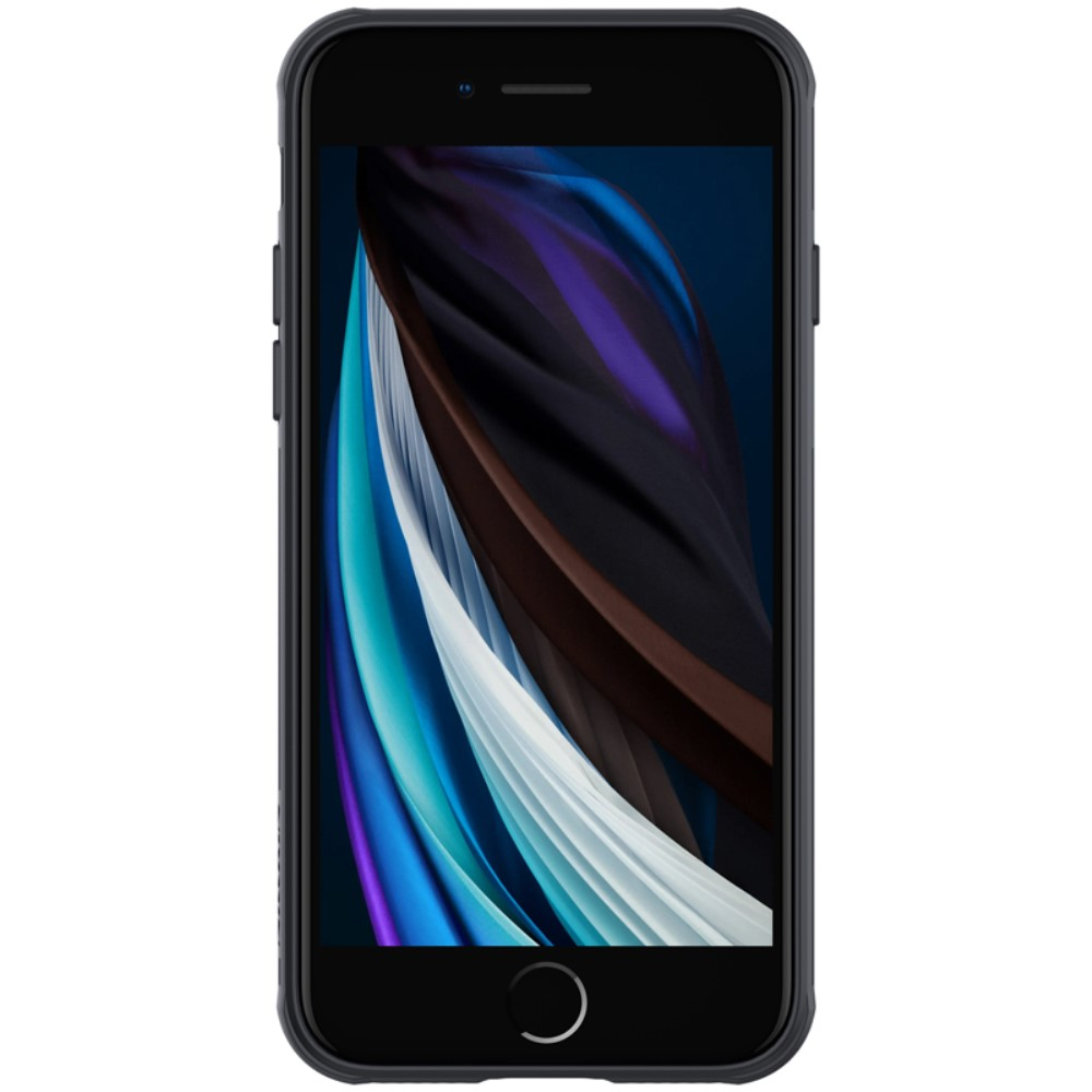 iPhone SE (2022/2020) / 8 / 7 / 6S Schutz Hülle Cam-Slider Kameraschutz - Schwarz