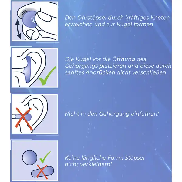 Ohrstöpsel Gute Nacht