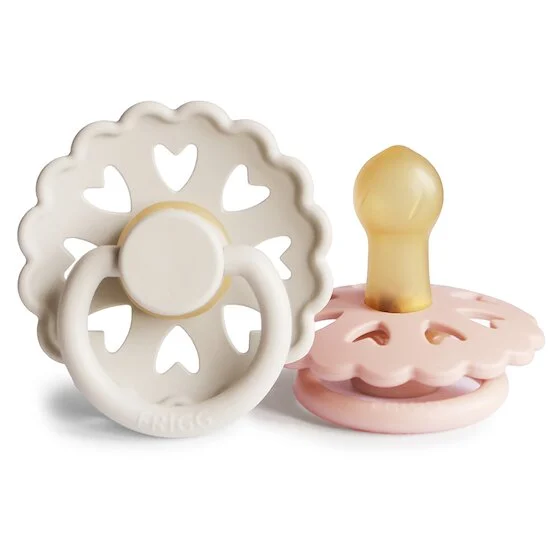 Lot de 2 sucettes Fairytale Latex   Beige / Rose        de               Frigg