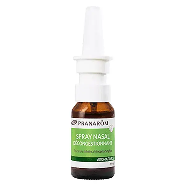 Spray Nasal Descongestionante Orgânico Pranarom Aromaforce 15ml