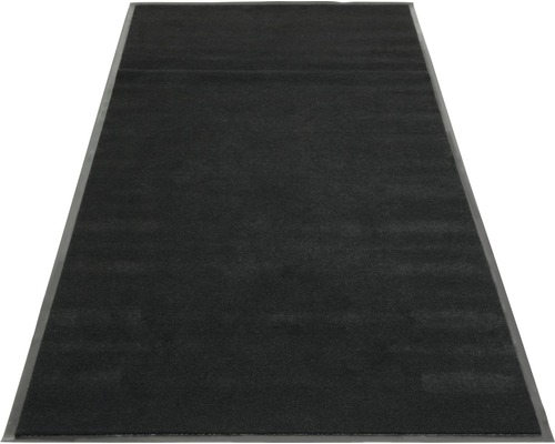 Zwart antislip tapijt 200x90 cm