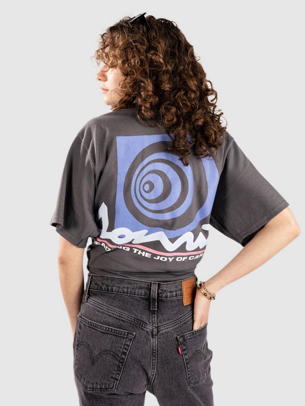 Donut Spreading The Joy T-Shirt charcoal