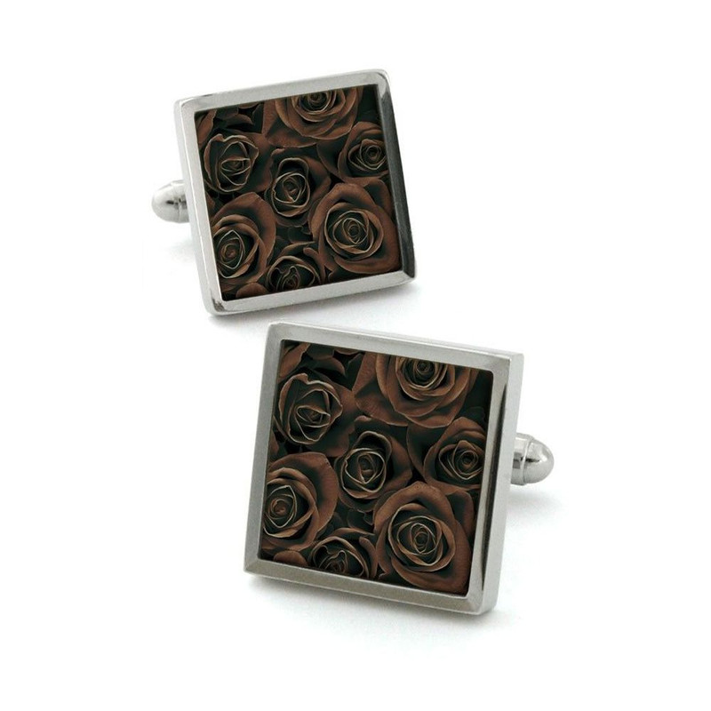 Boutons de manchette, Rose brown