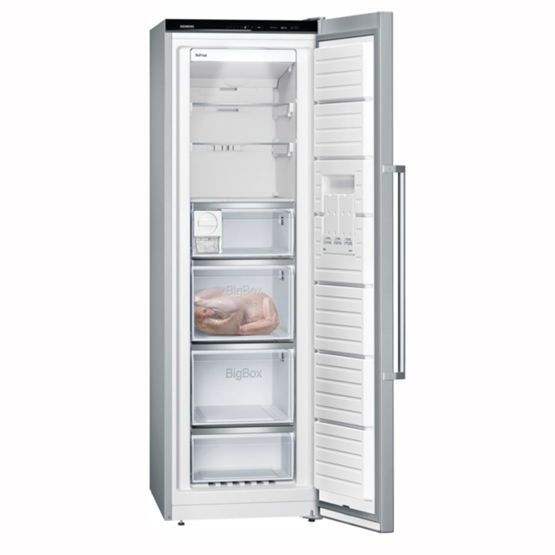 SIEMENS Gefrierschrank iQ500 GS36NAIDP - Inox-Look - D
