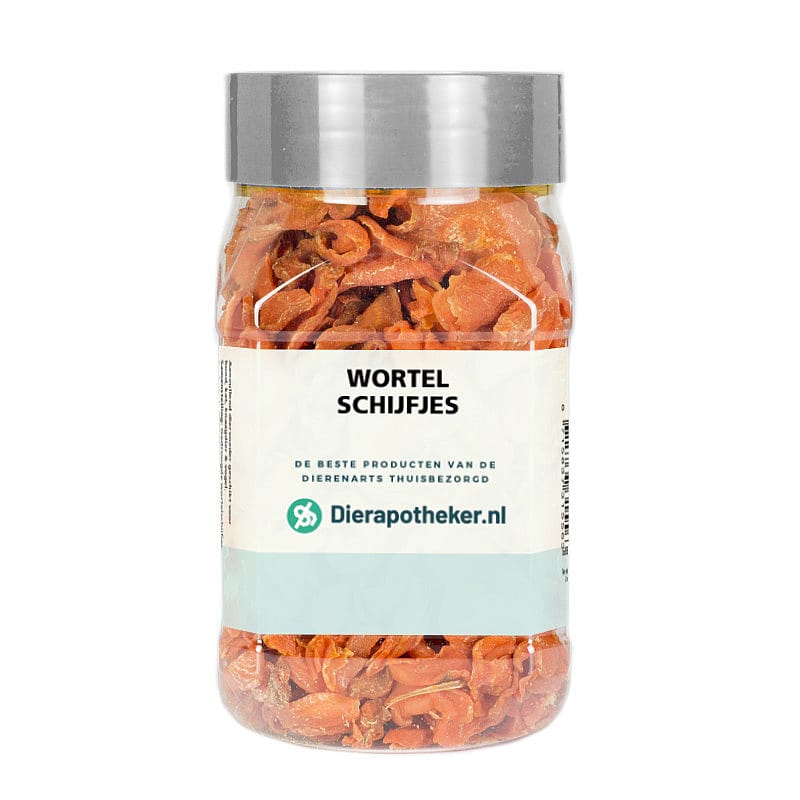 Wortelschijfjes Snack Dierapotheker.nl 150 gram