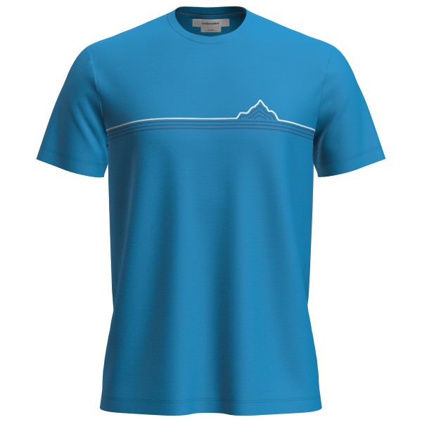 Icebreaker - Merino 150 Tech Lite S/S Tee Range Stripes - Haut en mérinos