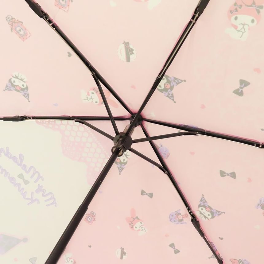 J'S PLANNING - Sanrio - My Melody & Kuromi Compact Umbrella