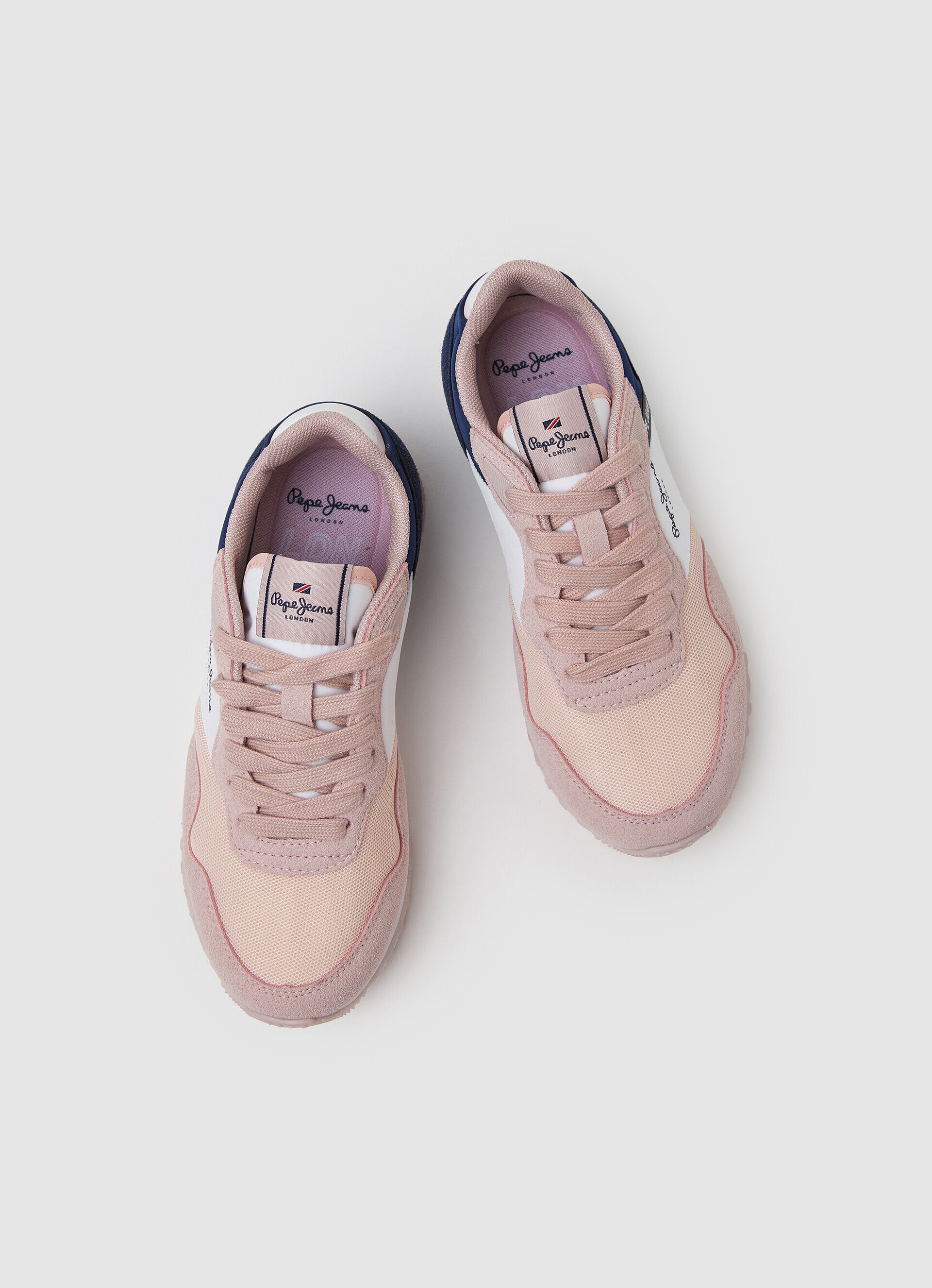 Tênis de corrida básico London - rosa claro