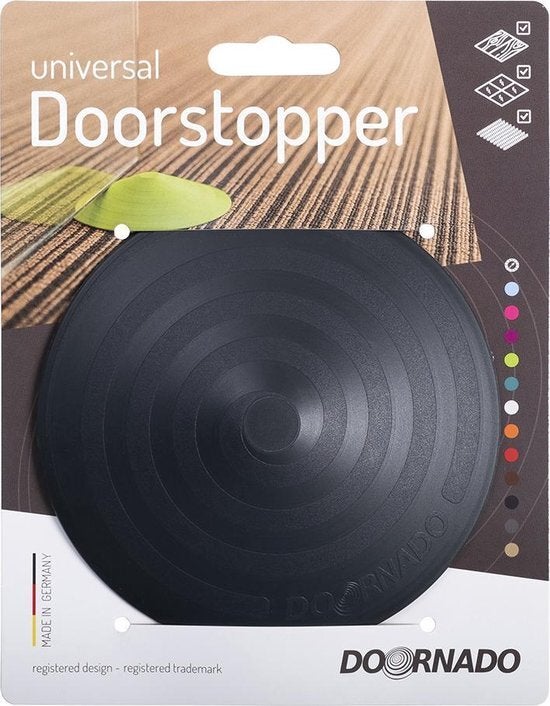 Doornado deurstop zwart D 11,8 cm
