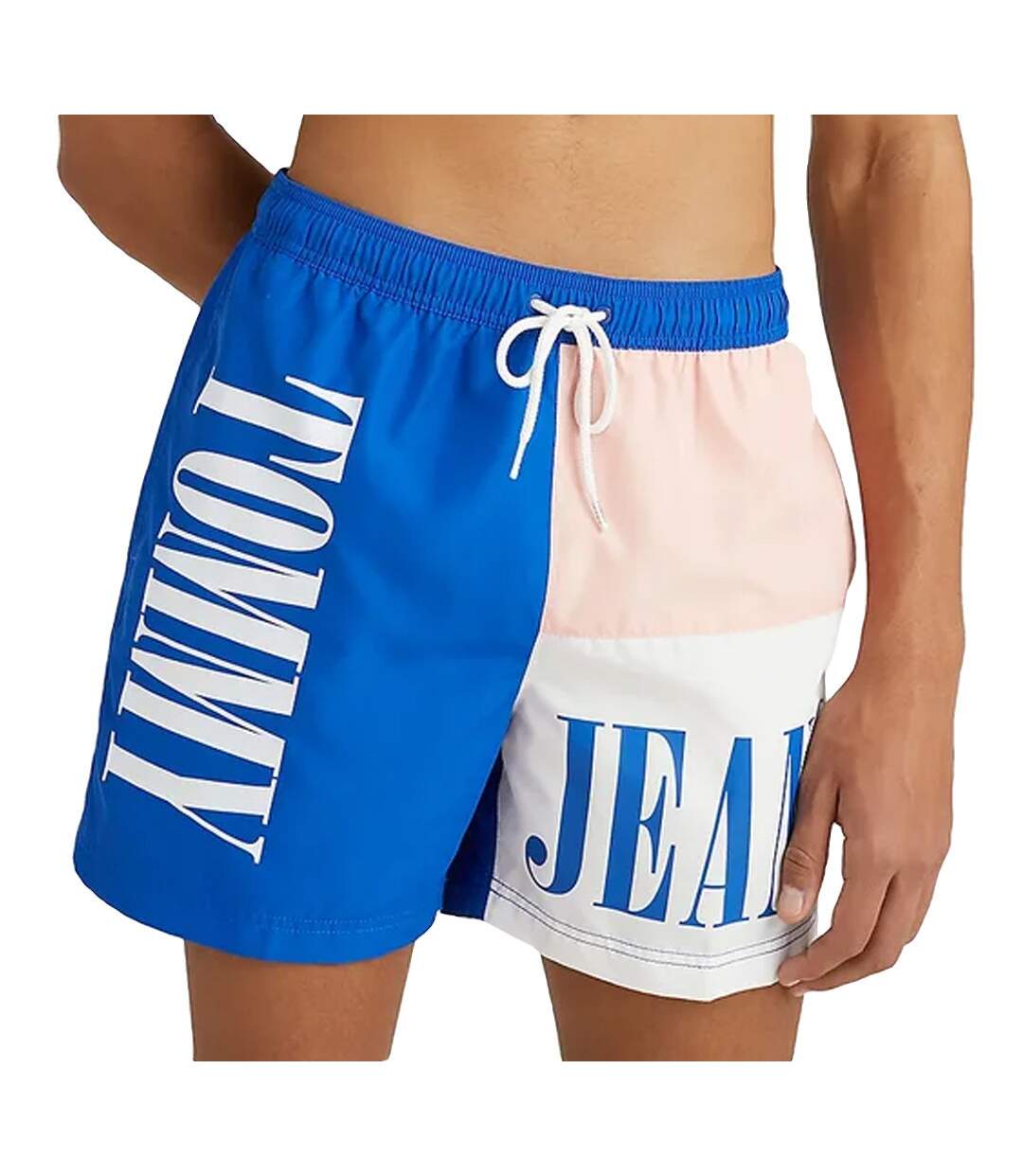 Short de bain Bleu/Rose Homme Tommy Hilfiger Drawstring
