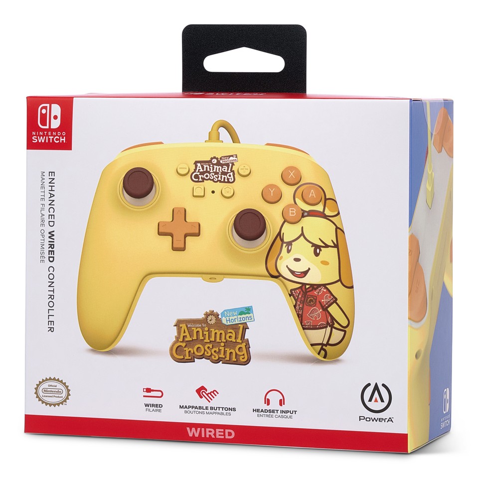 PowerA Enhanced Wired Controller For Nintendo Switch - Animal Crossing: Isabelle
