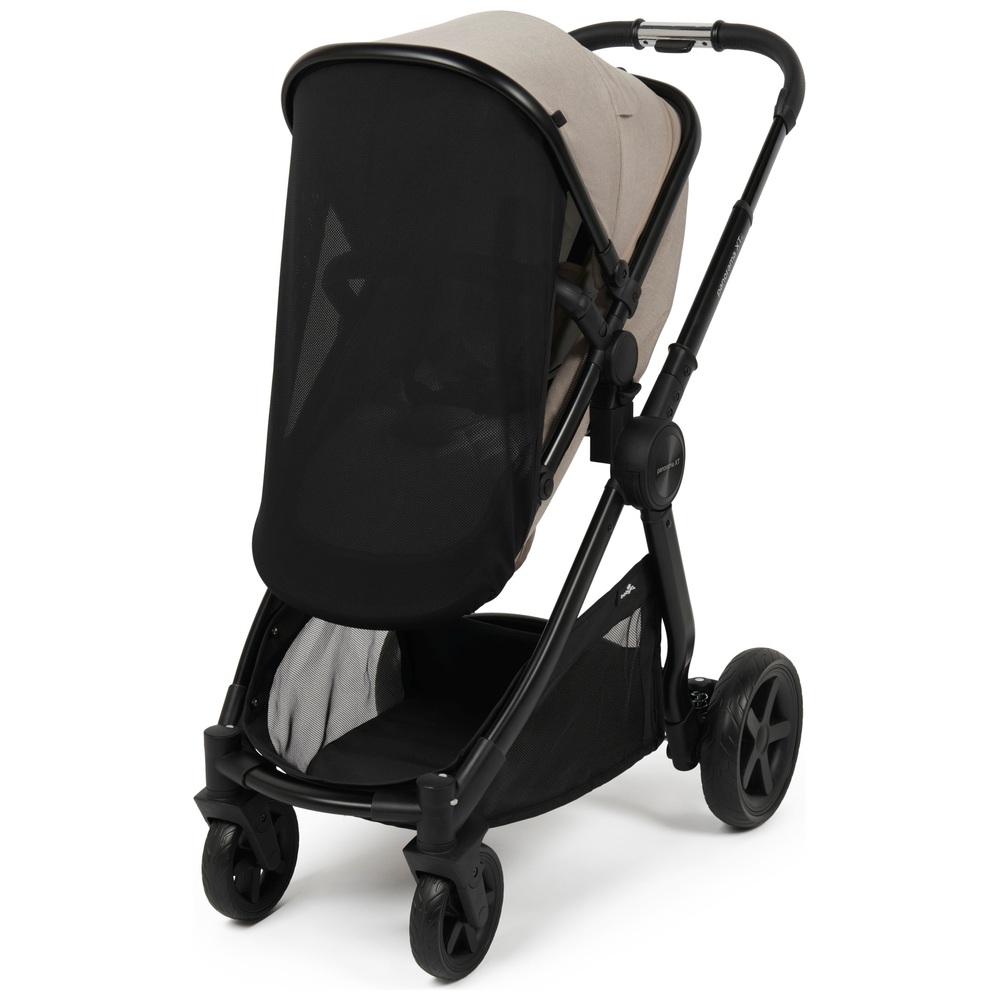 Babylo Panorama XTi 2-in-1 Reisesystem mit R129 Autositz – Mandel