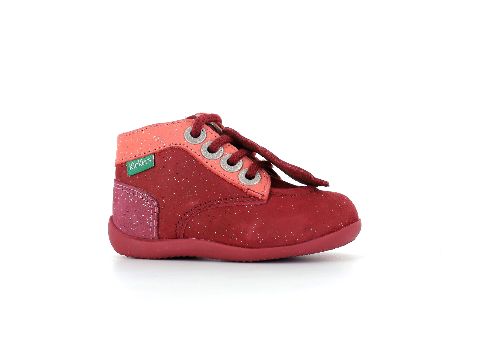 Kickers-BONZIP-2 879056 Nubuck Fushia