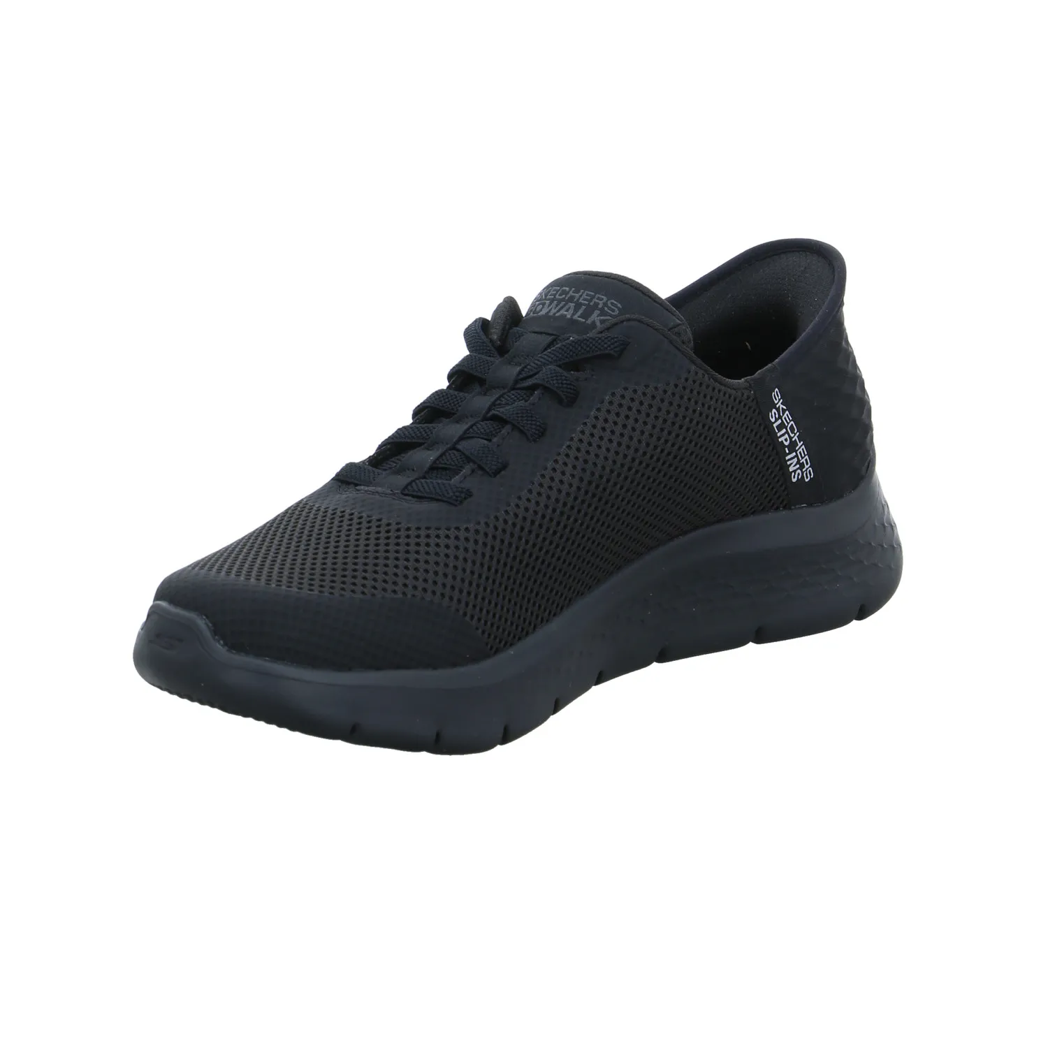 SKECHERS Halbschuhe Sneaker Stoff Schwarz Synthetik