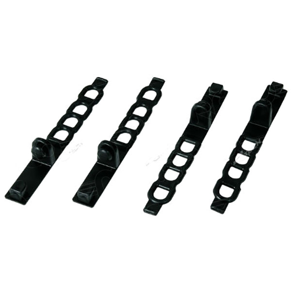 RTECHMX - Kit de fixation plaque phare Noir