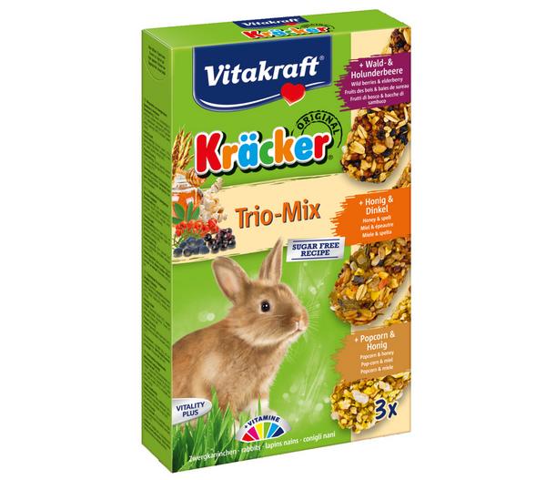 Vitakraft® Nagersnack Kräcker® Trio Mix,