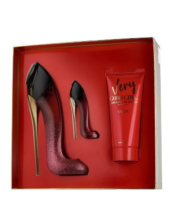 Carolina Herrera Very Good Girl Glam Set mit Parfum Spray mit Body Lotion 80ml-100ml-7ml