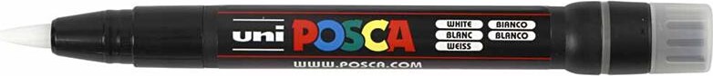 Posca Tusch - Nr. Pcf350 - Tykkelse 1-10 MM - Hvid