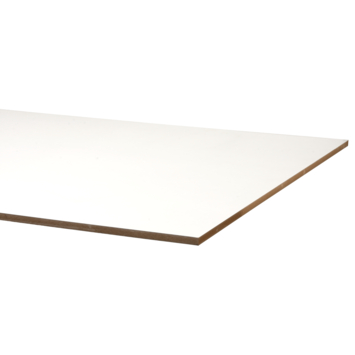 MDF wit lakdraagfolie 122x61cm 10mm