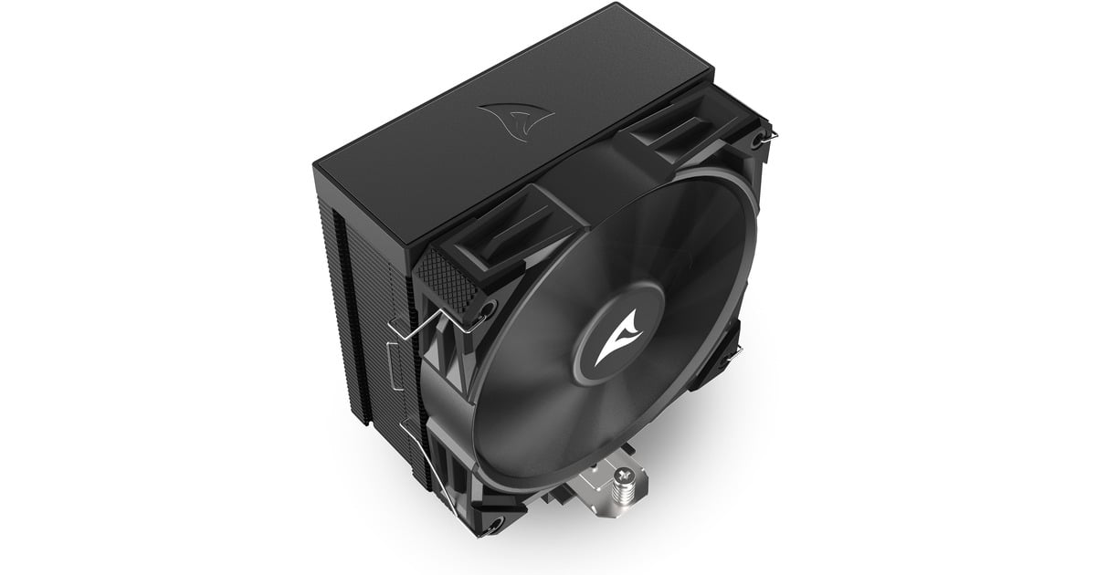 SharkoonA50 CPU-koeler  (Zwart, 4-pins PWM fan-connector)