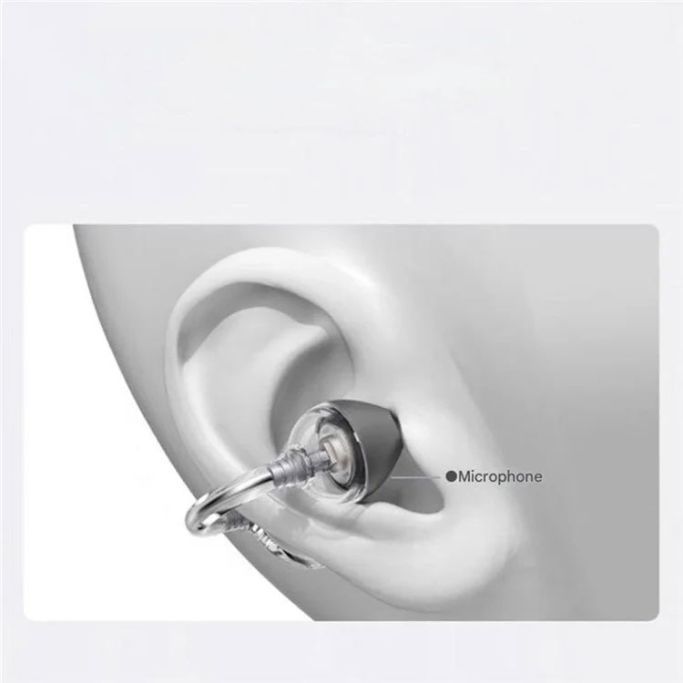 EA410 Open-Ear Ohrclip TWS Bluetooth 5.3 Kopfhörer mit Ladecase und KI-Noise-Cancelling (400mAh) - Gold