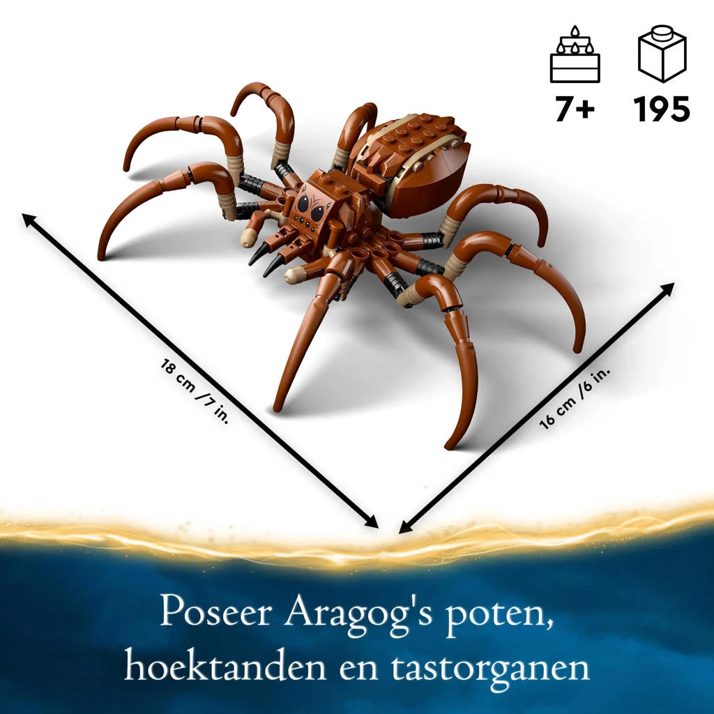Aragog in het Verboden Bos Rollenspel Speelgoed voor Kinderen 76434