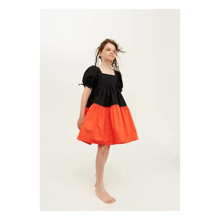 The Middle Daughter Robe Popeline Bicolore Know Full Well | Noir