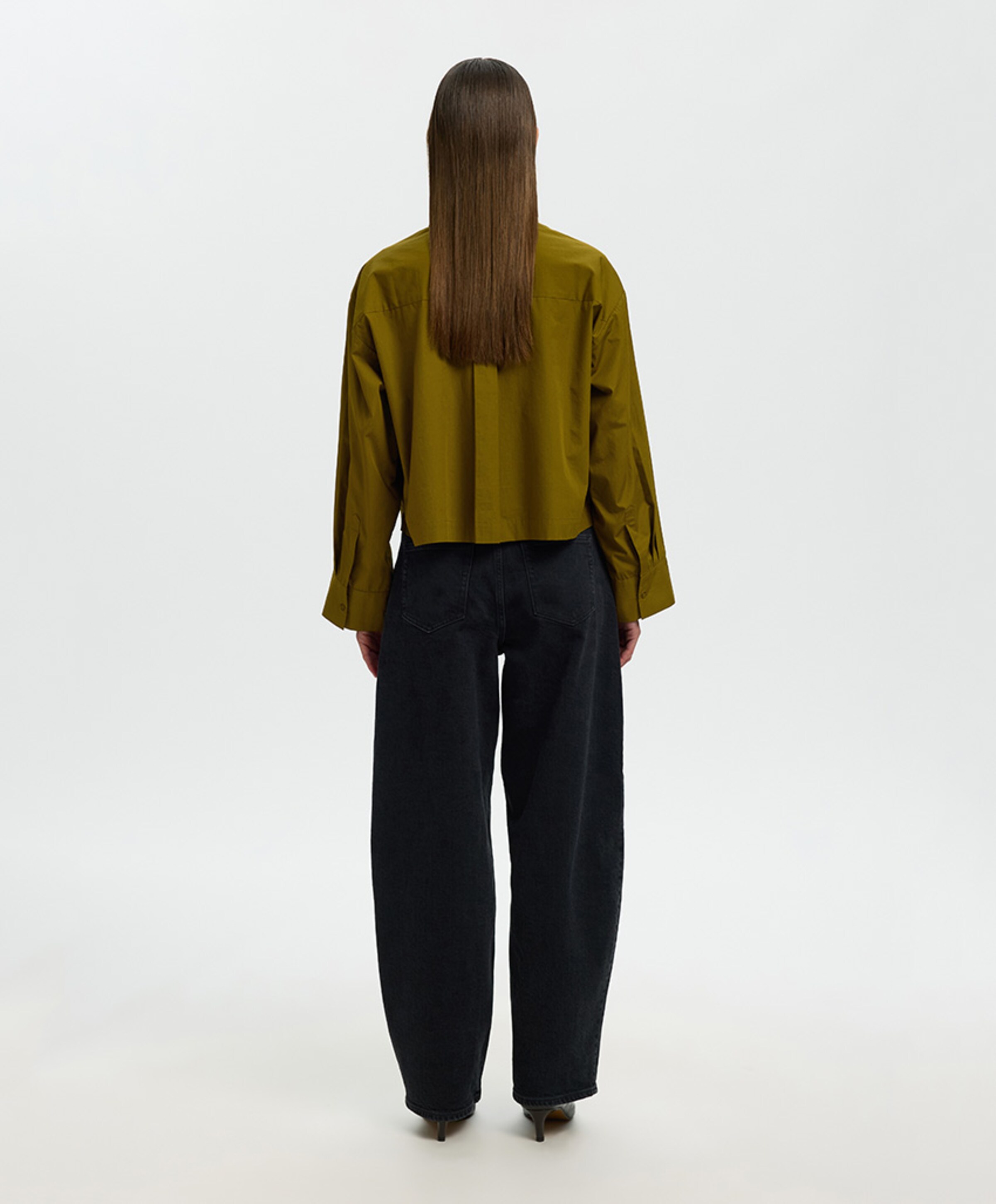 Selected Dames blouse groen