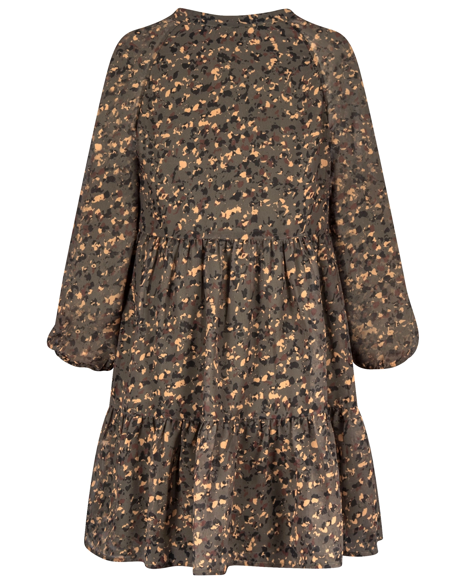 Langarmkleid LEO in olive