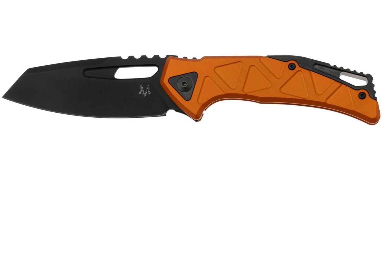 Fox Chronos FX-552-ALBOR PVD Magnacut, Orange Aluminium, zakmes, Stefan Merk design