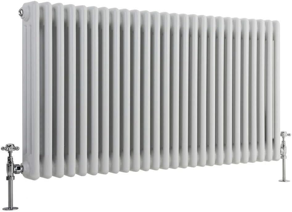 Hudson Reed Regent - Gliederheizkörper 600mm x 1190mm in Weiß