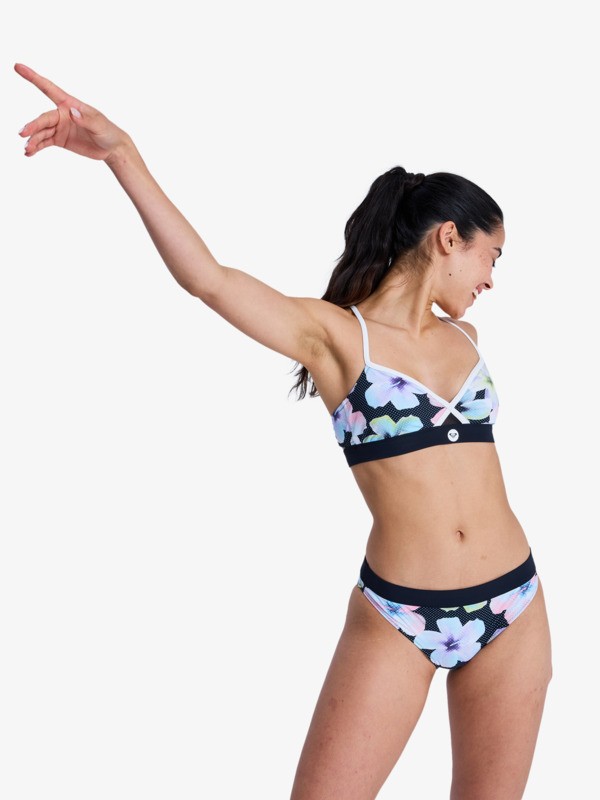 Roxy Active Classic Bas de bikini Noir Femme