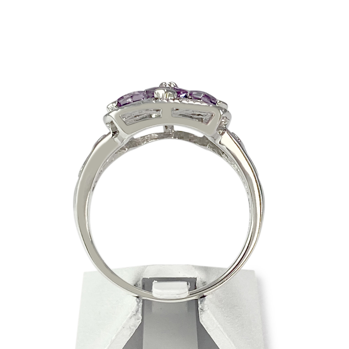 Bague d'occasion argent 925 zirconias