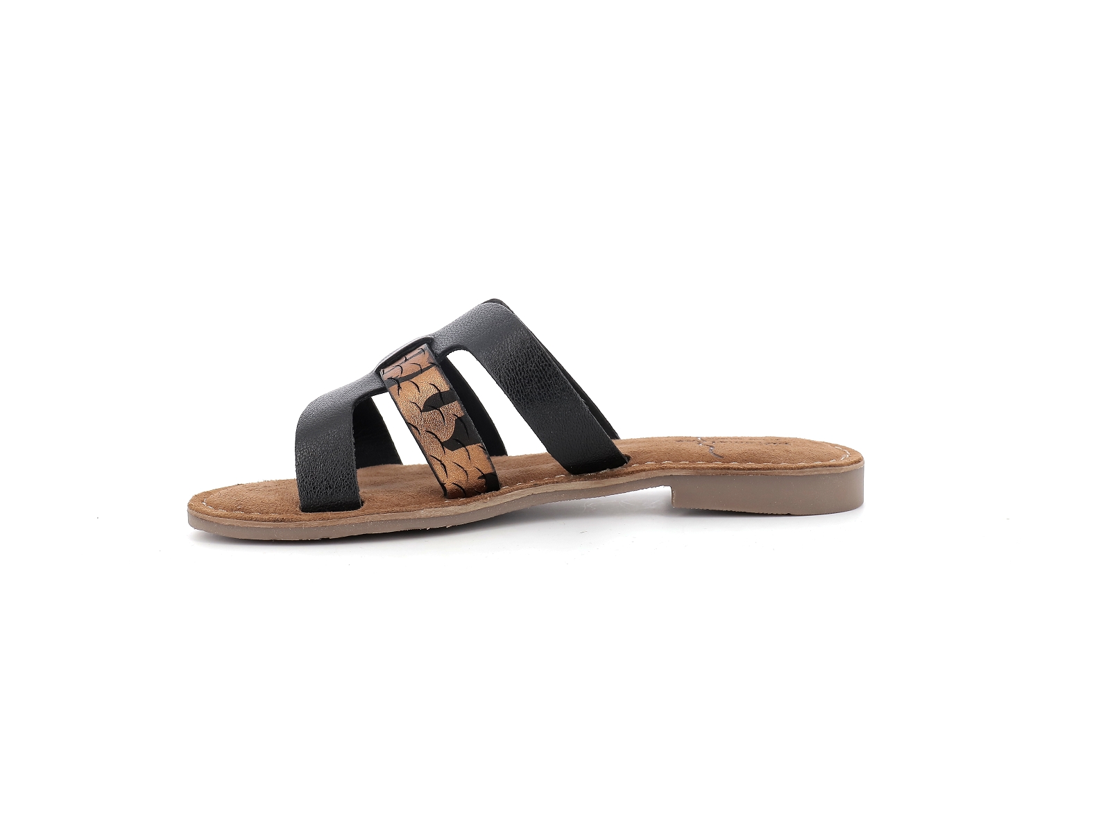 Metamorf ose-LACKY Cuir Noir